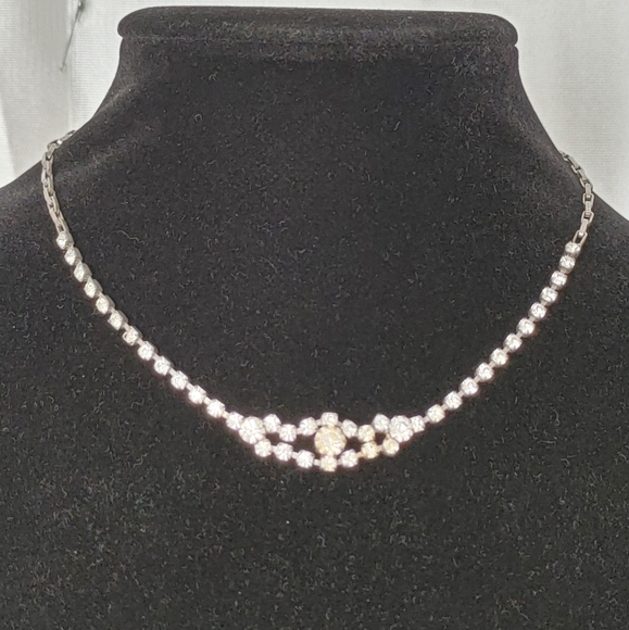 Vintage rhinestone chokers necklaces $9ea/4for$30 - Picture 4 of 10